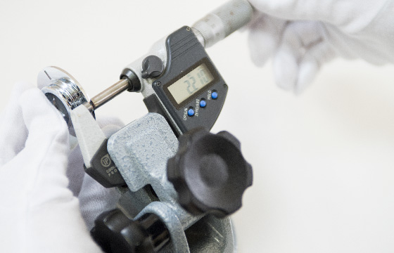 寸法測定器の写真